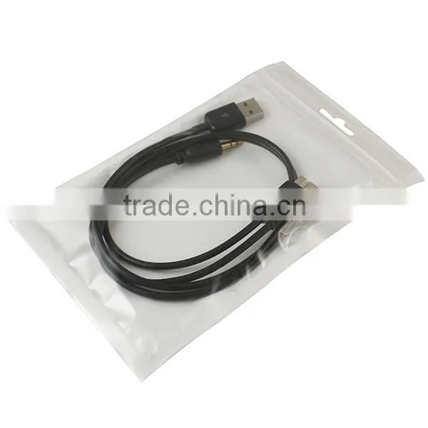 Car Stereo 3.5mm AUX Audio Micro USB Power Charging Cable For Samsung Galaxy Note 3 S5