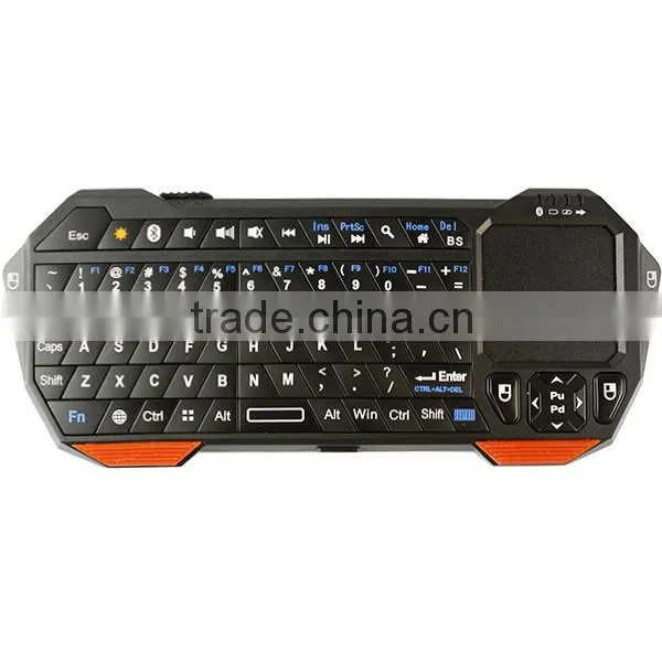 76keys Built-in Touchpad Mini Bluetooth V3.0 Keyboard For Android