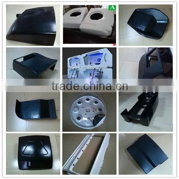 black thermoforming plastic abs Tv enclosure back shell