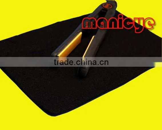 Heat resistant hair straighten mat