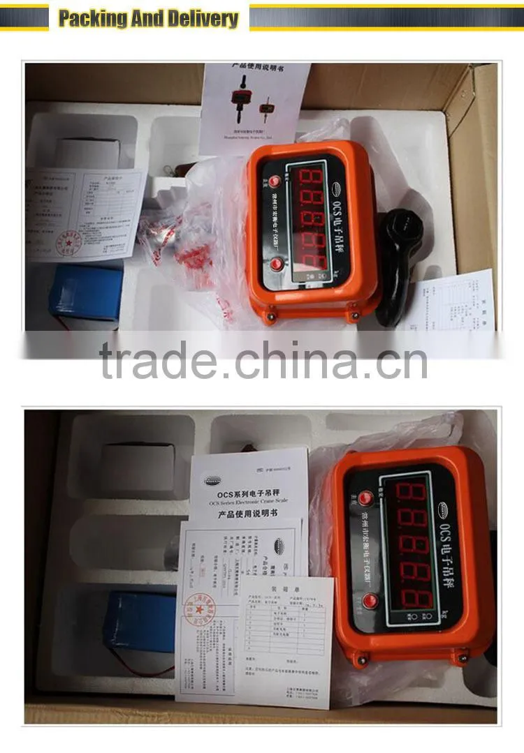 5T OCS-wireless scale with printer scale crane