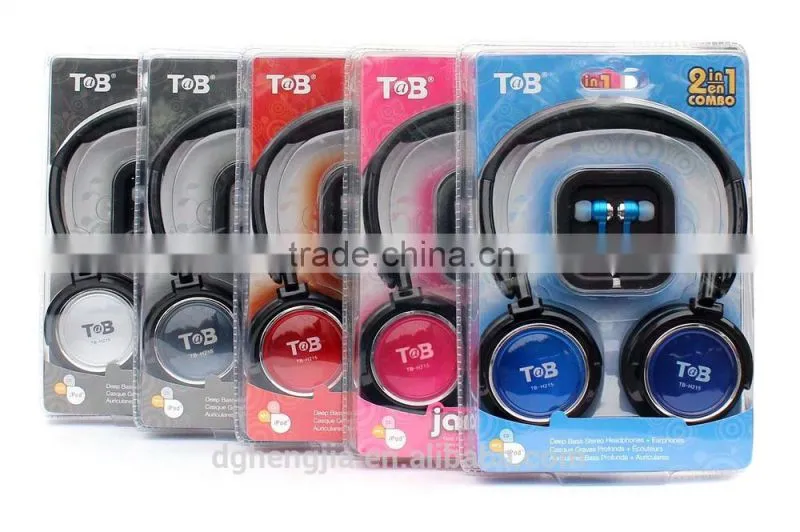2015 New design Wireless Bluetooth Stereo TF Headphone With Mic