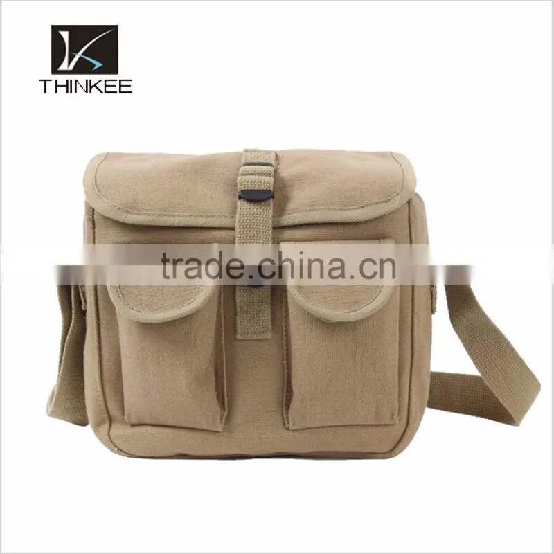wholesale custom your logo travel canvas military shoulder bag