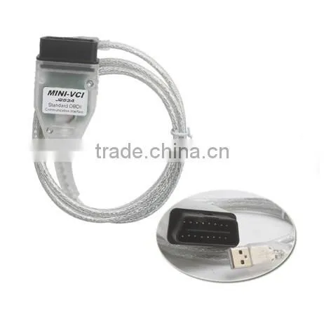 2014 Hot sale MINI VCI FOR TOYOTA TIS Techstream V9.30.002 Single Diagnostic Cable