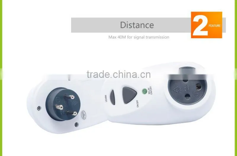 press button power switch wireless remote control switch outlet