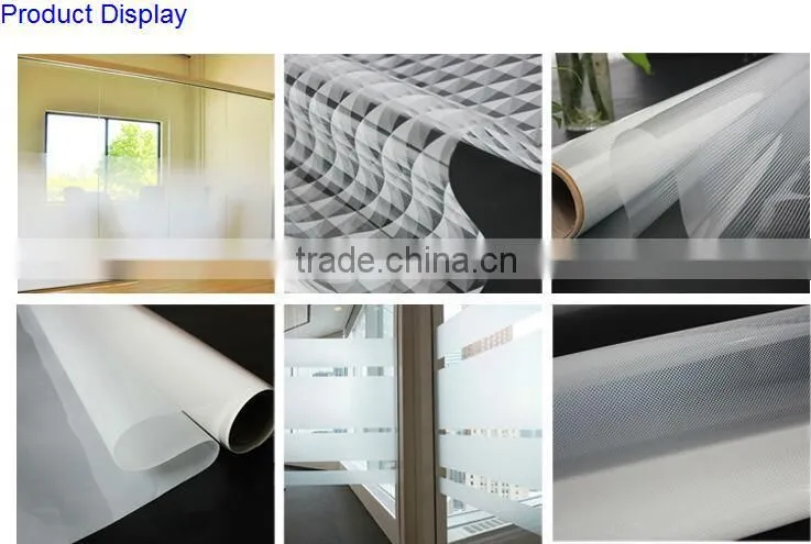 factory direct sale dark blue window film,pet home docorative glass film