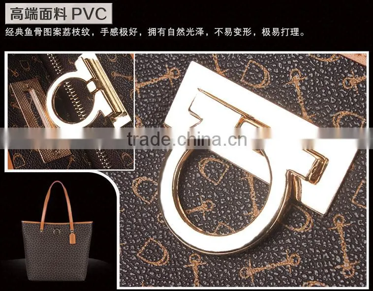 china good Quality Leather Pu Shoulder Hand Bag Women walker tote bag