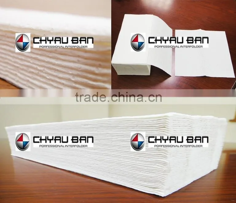 Film Wrapping Package V Folding Hand Paper Towel Processing Machinery Line