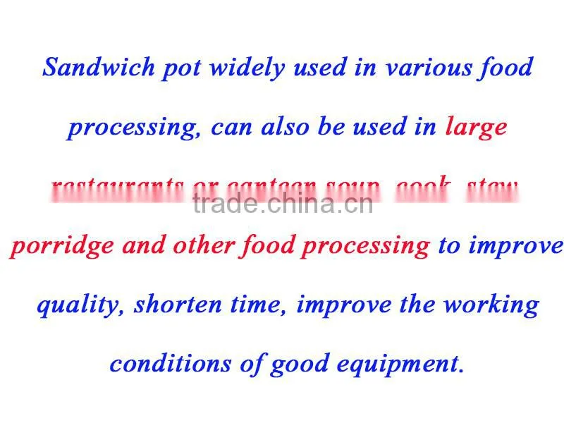 stainless steel electrical Jacketed kettle machine