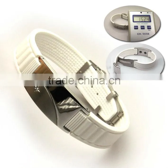 Customized Logo&Colour Titanium Energy Sport Bracelet