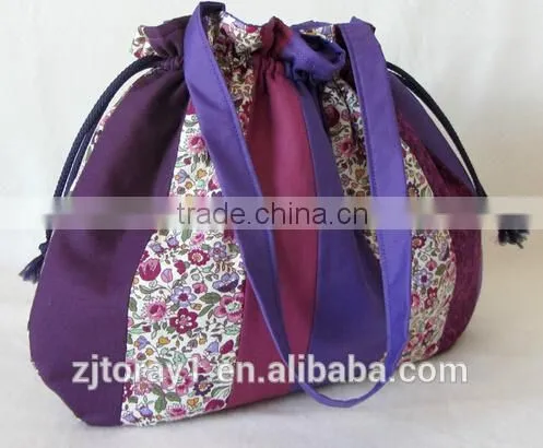 Beautiful Cotton Bag Drawstring Pouch Bag Wholesale