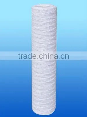 10inch slim pp yarn string wound water filter cartridge