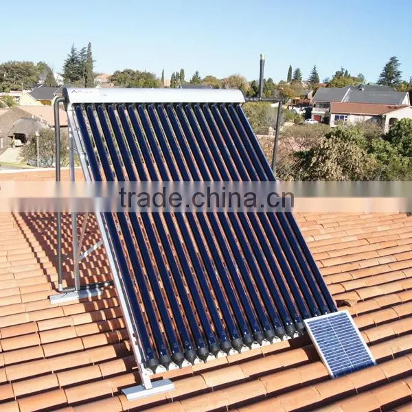Solar Keymark and SRCC approved heat pipe solar thermal collector