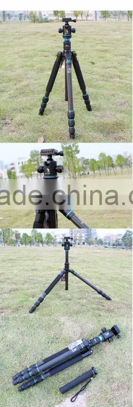 Professional Carbon Fibre Tripod Ball Head Monopod For Digital Camera DSLR