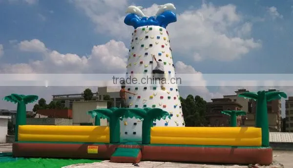 giant adults Inflatable Rock Climbing Wall for sale