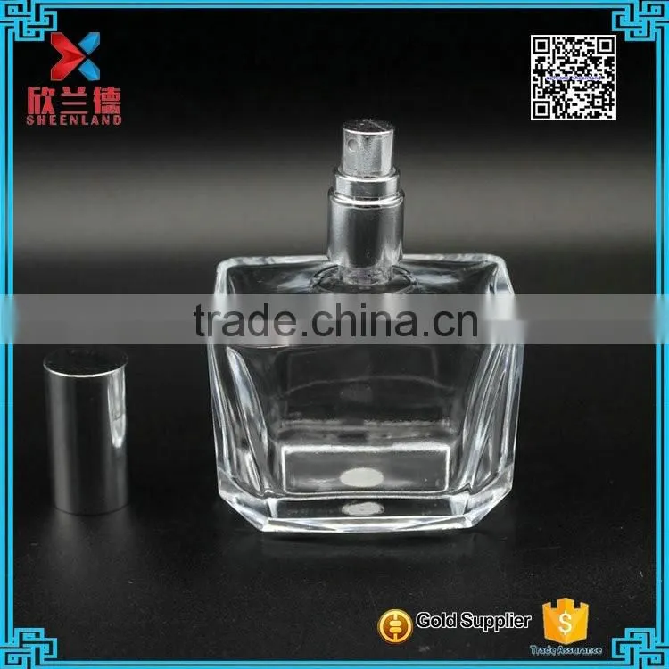 90ml glass perfume bottle with pump sprayer