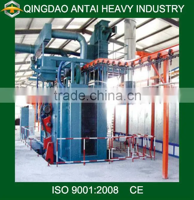 hanging chain shot blasting machine