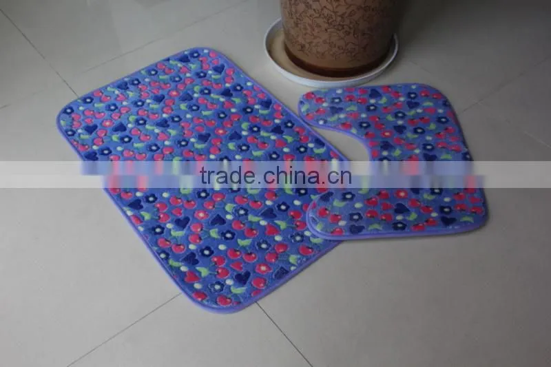 2pcs bath room mat sets