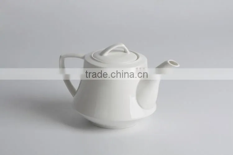 white durable fine China porcelain tea pot
