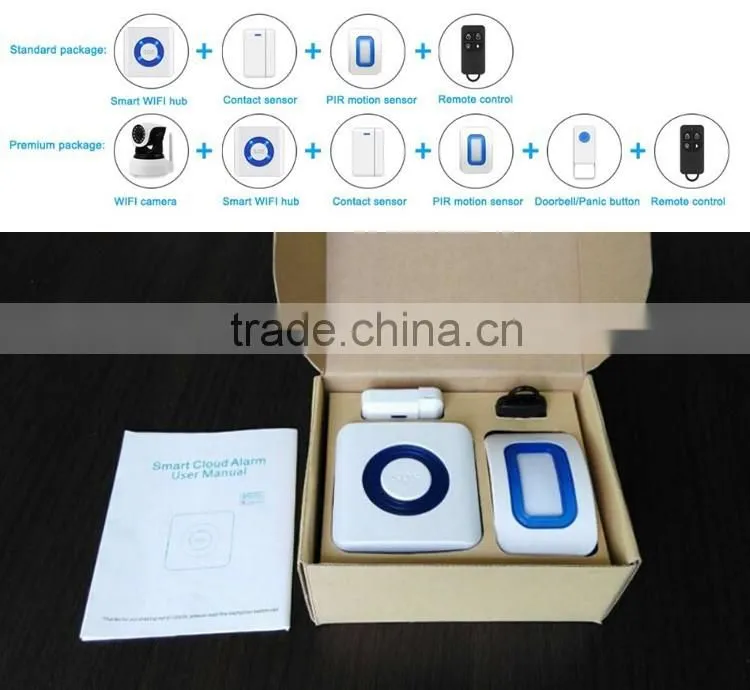 SSG-T0 Smart WIFI Cloud Wireless Burglar Alarm System for Home