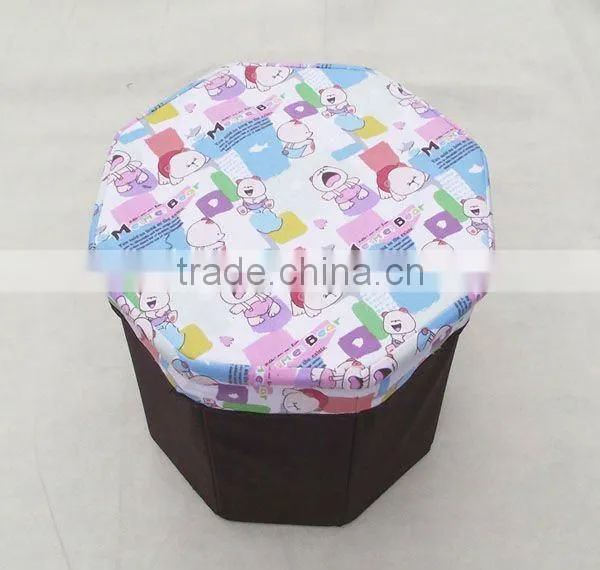 Smart Foldable Child Storage Box Stool