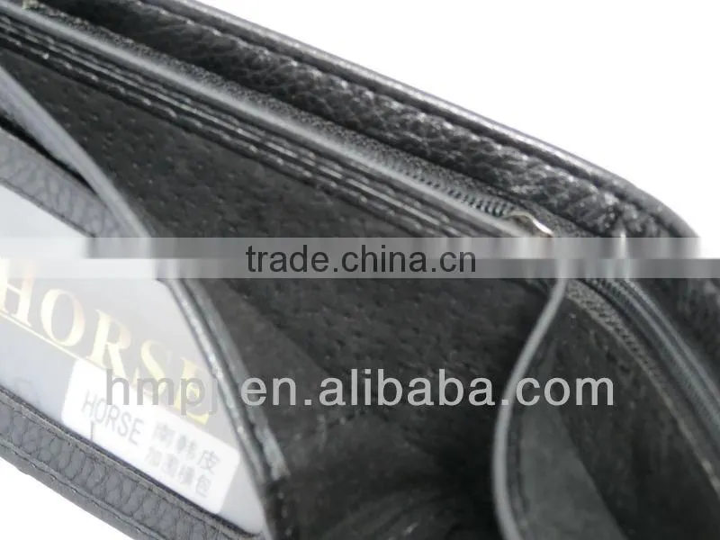 durable imperial police human leather wallet