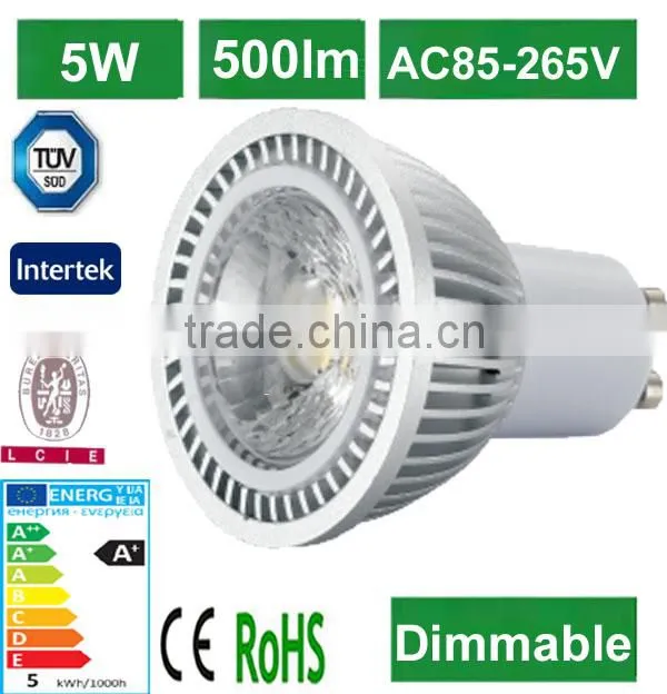 Private label in Ningbo factory gu10 5w smd led spotlight