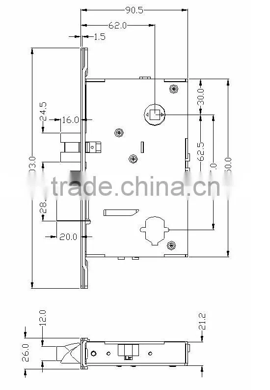 High Quality Smart Hotel Door Lock with Free Software