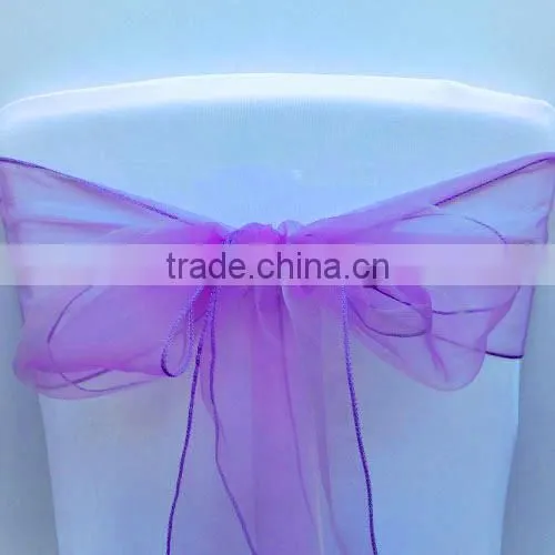 2014 Chinese Organza Chair Sash