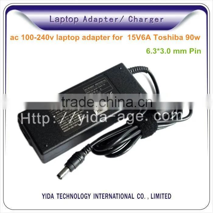 for Toshiba original laptop adapters charger power 90w 6.0*3.0mm pin