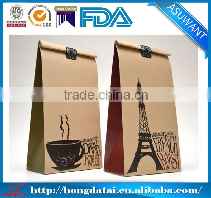 .manufacture hot coffee bag box bottom