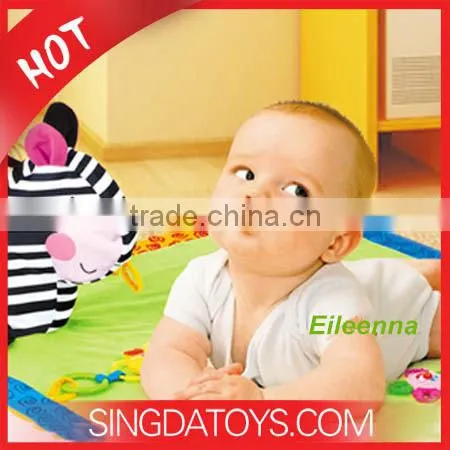 Hot Baby Star Product Lovely Zebra Play Blanket For Infant