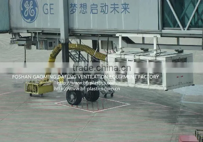 reducing flexible insulated air duct hose with hose clamp