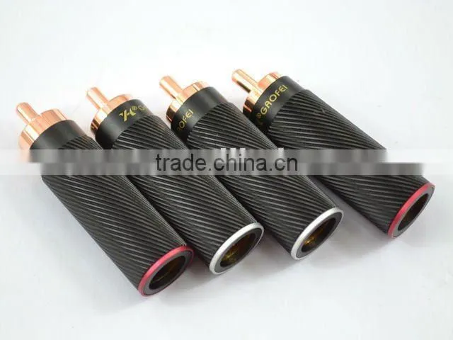 GaoFei REDO06R Red Copper Hi-End cable connector