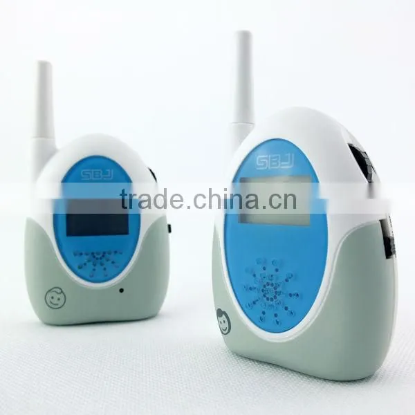 2 Channels Wireless Audio Baby Phone with Emotional LCD Icons
