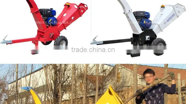NEW Updated 15hp engine wood chipper machine