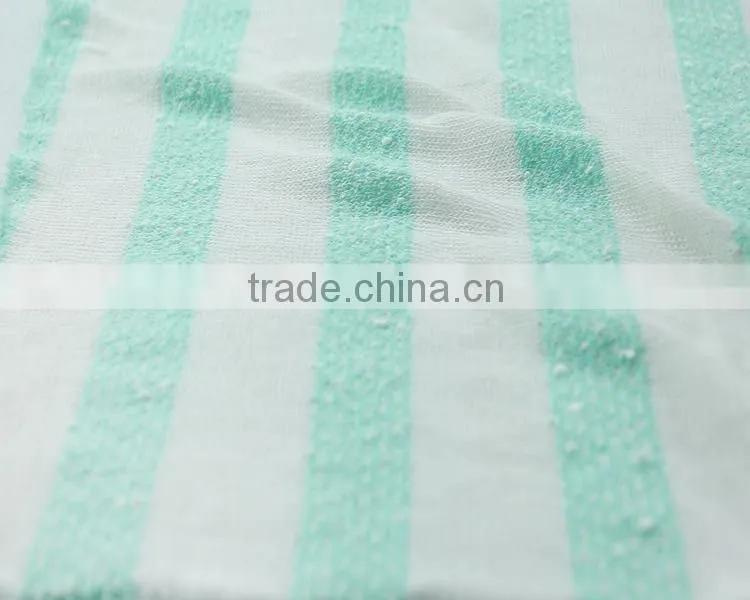 Jiufan Textile Knitting Rayon Polyester Hacci Loose Knit Yarn Dyed Fabric For Sweater