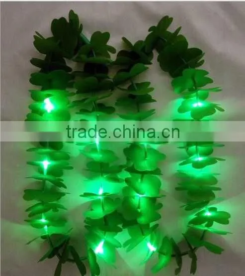 LED flashing necklace with colorful flowers for wild party