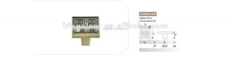 Antique bronze furniture drawer knobs KH3214K