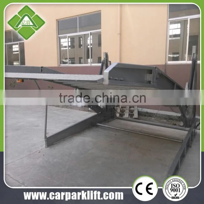 tilting parking lift machinery
