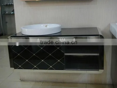 China products 304 stainless steel cabinet bathroom vanity GD2002