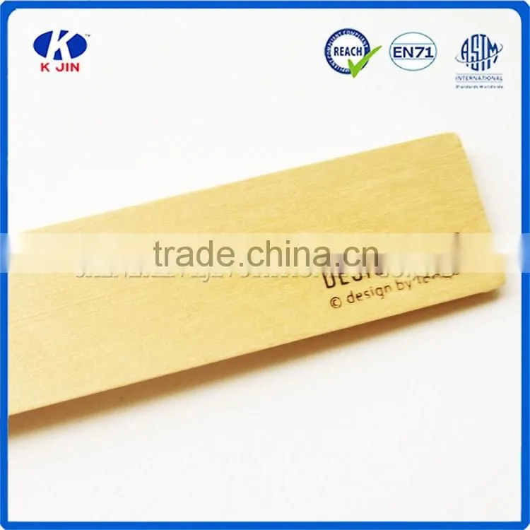 Hot sale promotional 15cm wooden straight rulers with screen OEM LOGO printed