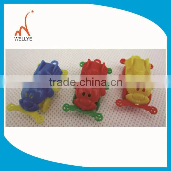 Promotional mini toy for capsule,cheap small plastic toy racer,small toys for boys