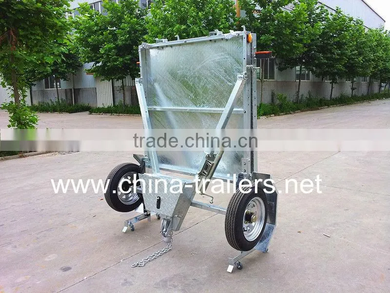 Galvanized Foldable Utility Box Trailer