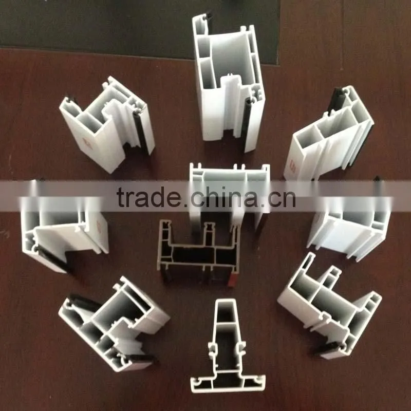 double glazing bead white pvc profile for window and door