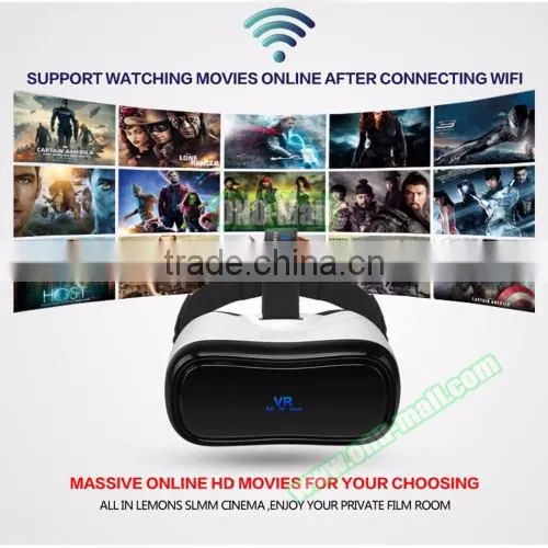 2016 Shop Now 5.0 inch WiFi Bluetooth All In One 3D VR Glasses, VR Headset Support Android 5.1
