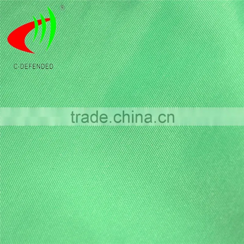 fluorescent green fabric polyester cotton fabric for children clothing