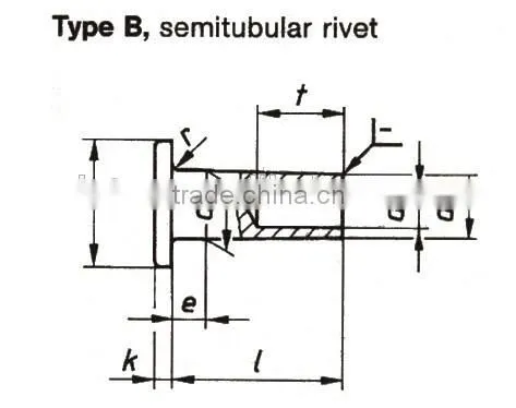 high quality fastener factory brass tubular blind rivets