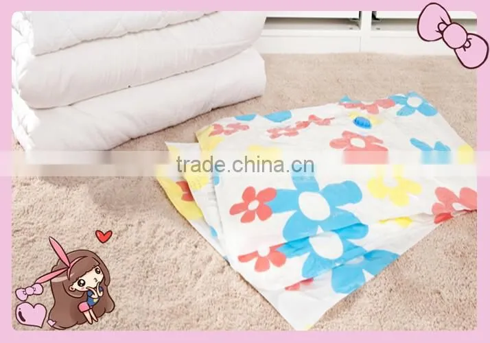 Design and color is universal to receive vacuum compression bag