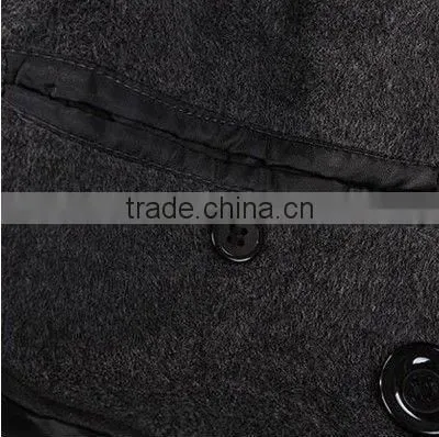 2014 new arrival woolen fabric thickening blazer